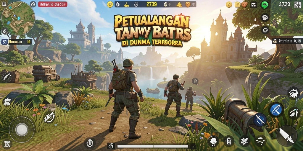 Gameplay mendebarkan dari 2739 dalam dunia terbuka yang luas.