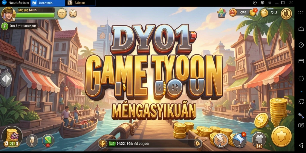 Screenshot menunjukkan gameplay Tycoon yang menarik dan interaktif.
