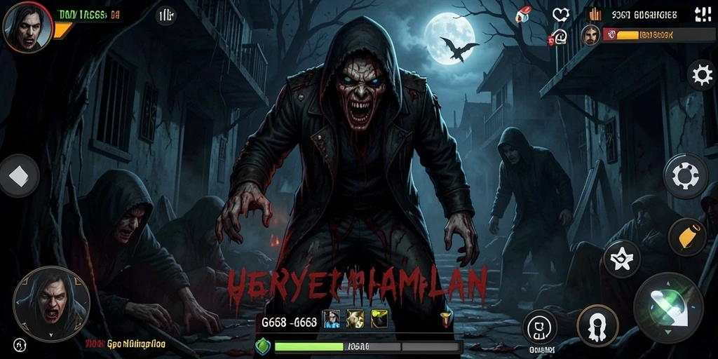 Gameplay menegangkan dengan suasana menyeramkan di G668.