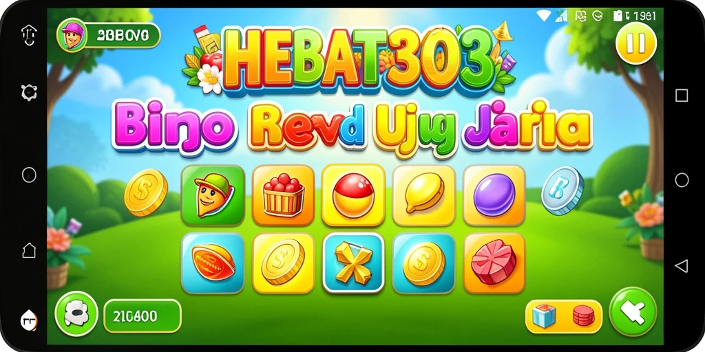 Tampilan gameplay Bingo HEBAT303 yang seru dan interaktif.
