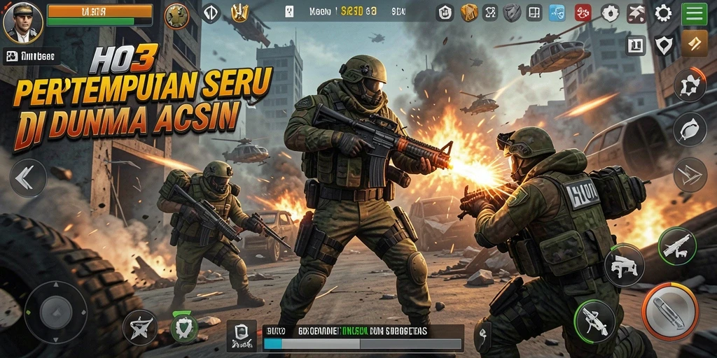 Gameplay seru dalam HO3 dengan karakter yang mendebarkan.