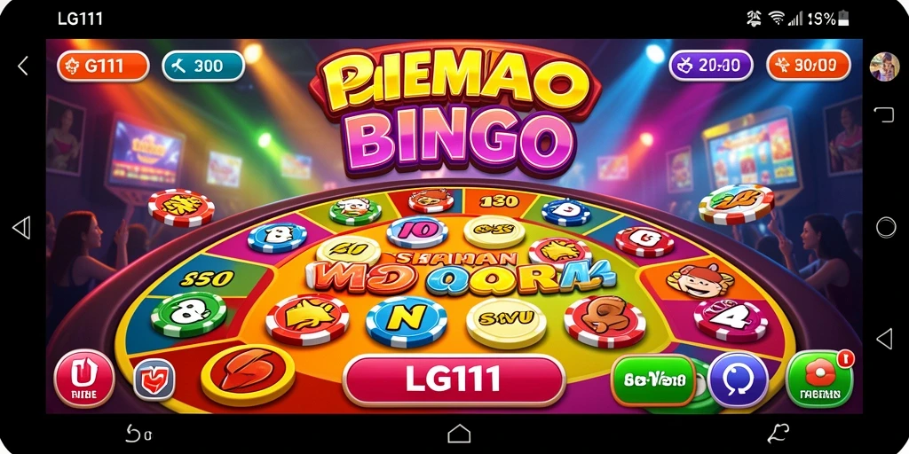 Tampilan gameplay menarik dari permainan Bingo di LG111.