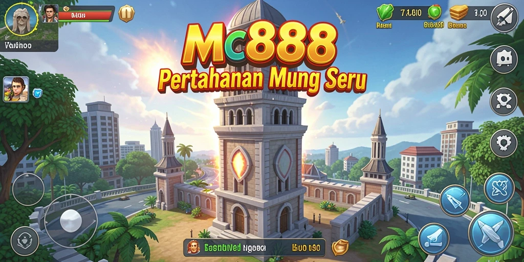 Tampilan gameplay seru dari MC888 yang menantang.