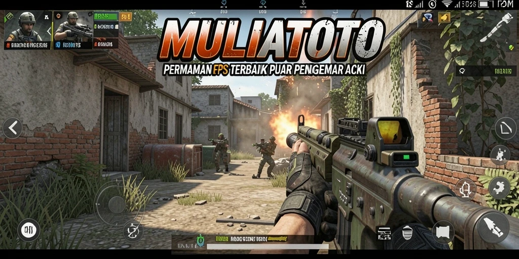 Tampilan gameplay yang mendebarkan dalam <strong>MULIATOTO</strong> dengan aksi tembak-menembak intens.