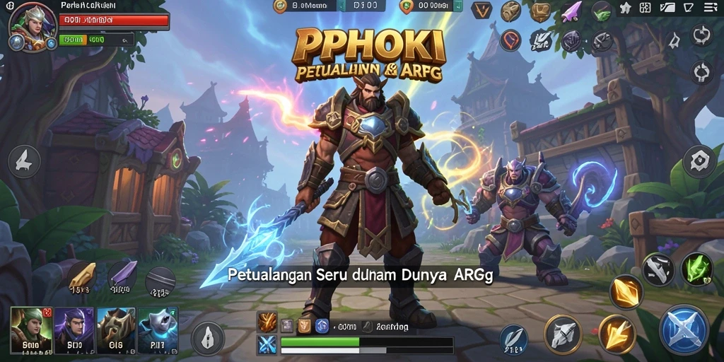Tampilan gameplay ARPG PPHOKI yang mendebarkan dan menantang.