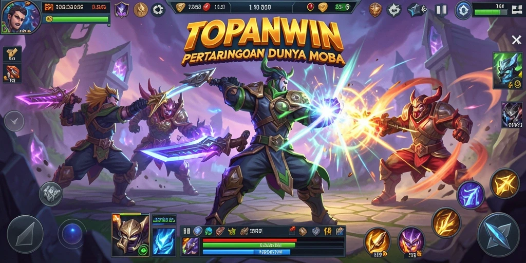 Tampilan gameplay seru dan mendebarkan di TOPANWIN.